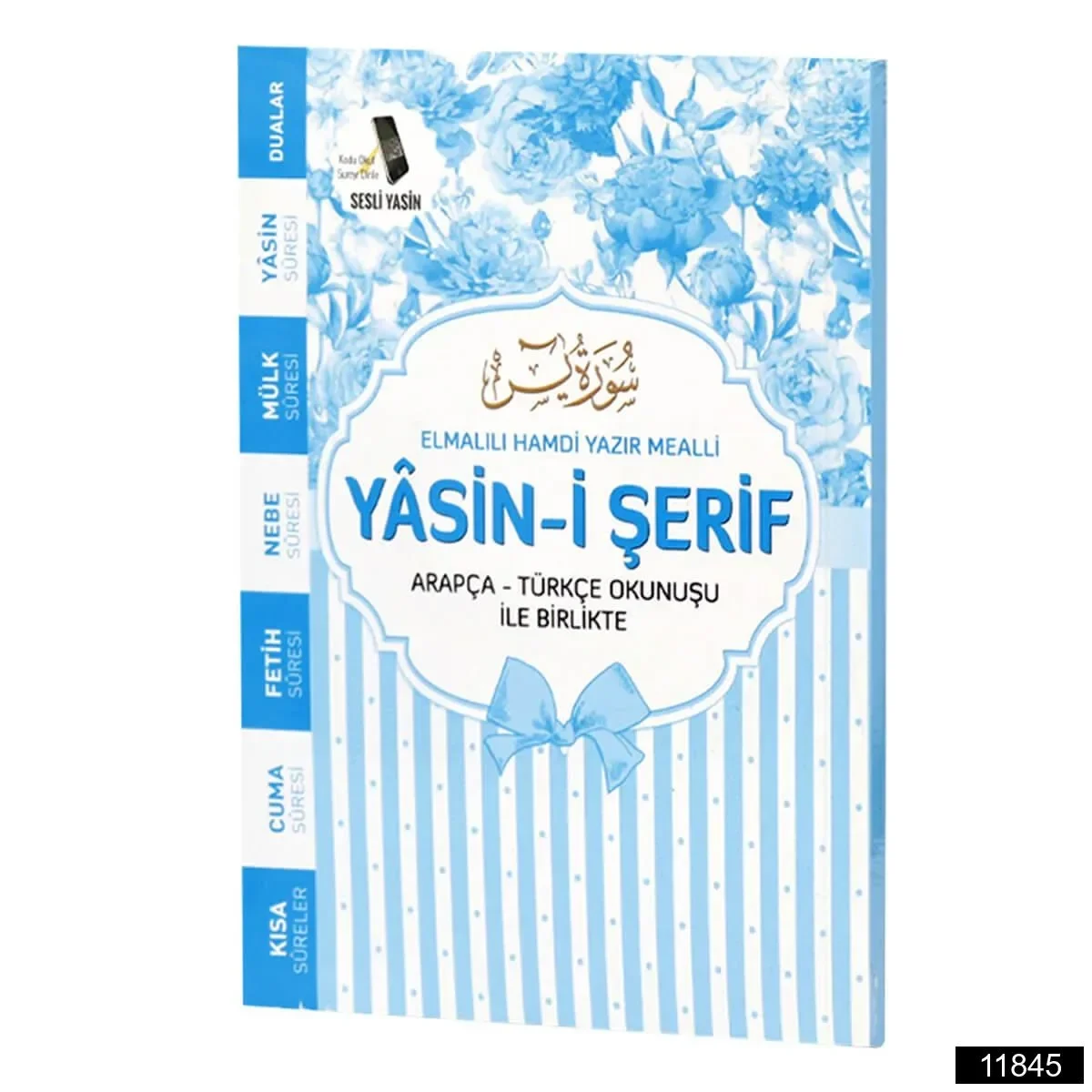 Gül Çanta Boy 80 Sayfa 3 Özellikli Karton Kapak Yasin